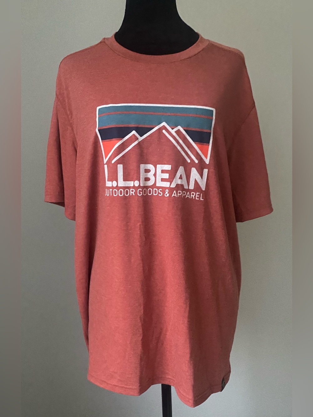 NWT Men’s Red Mountain Graphic LL Bean Sun Smart T Shirt